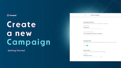 How to Create a New Campaign In Your Forward Account